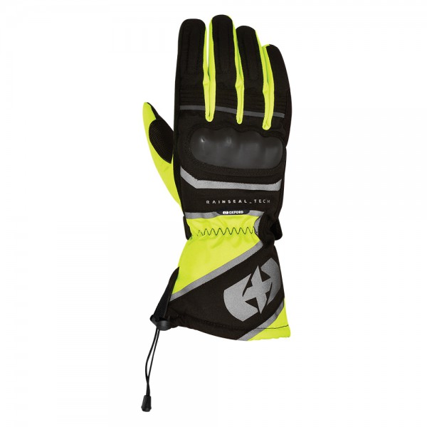Oxford OXFORD MONTREAL GLOVES BLACK/FLUO LGE